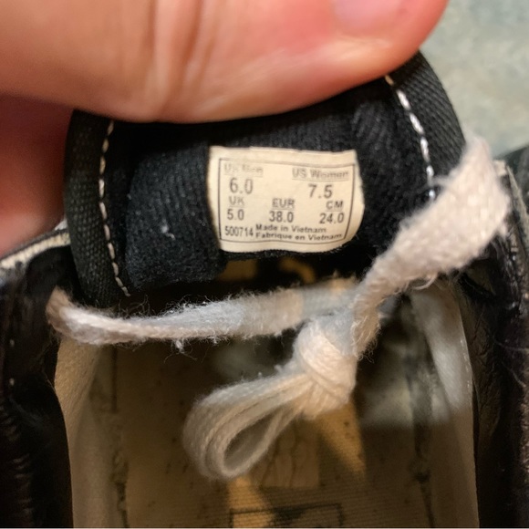 VANS Old Skool Classic Black / White Low Top Women’s Size 7.5 Men’s 6 Preowned - Picture 5 of 16